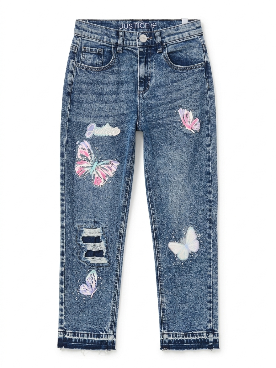 Classic Girl’s Straight Jeans for Everyday Comfort and Style