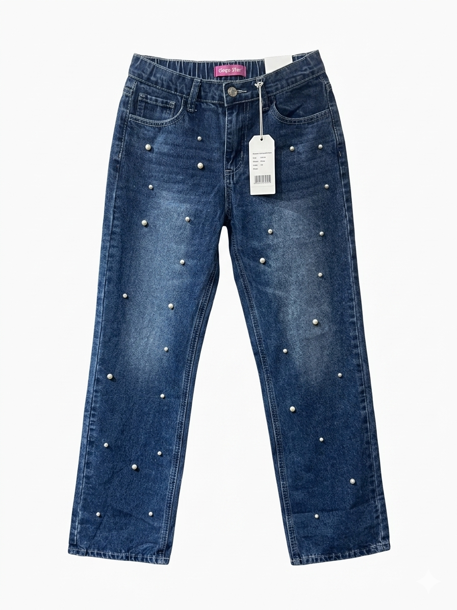 Premium Girl’s Straight Jeans for Comfortable Everyday Wear
