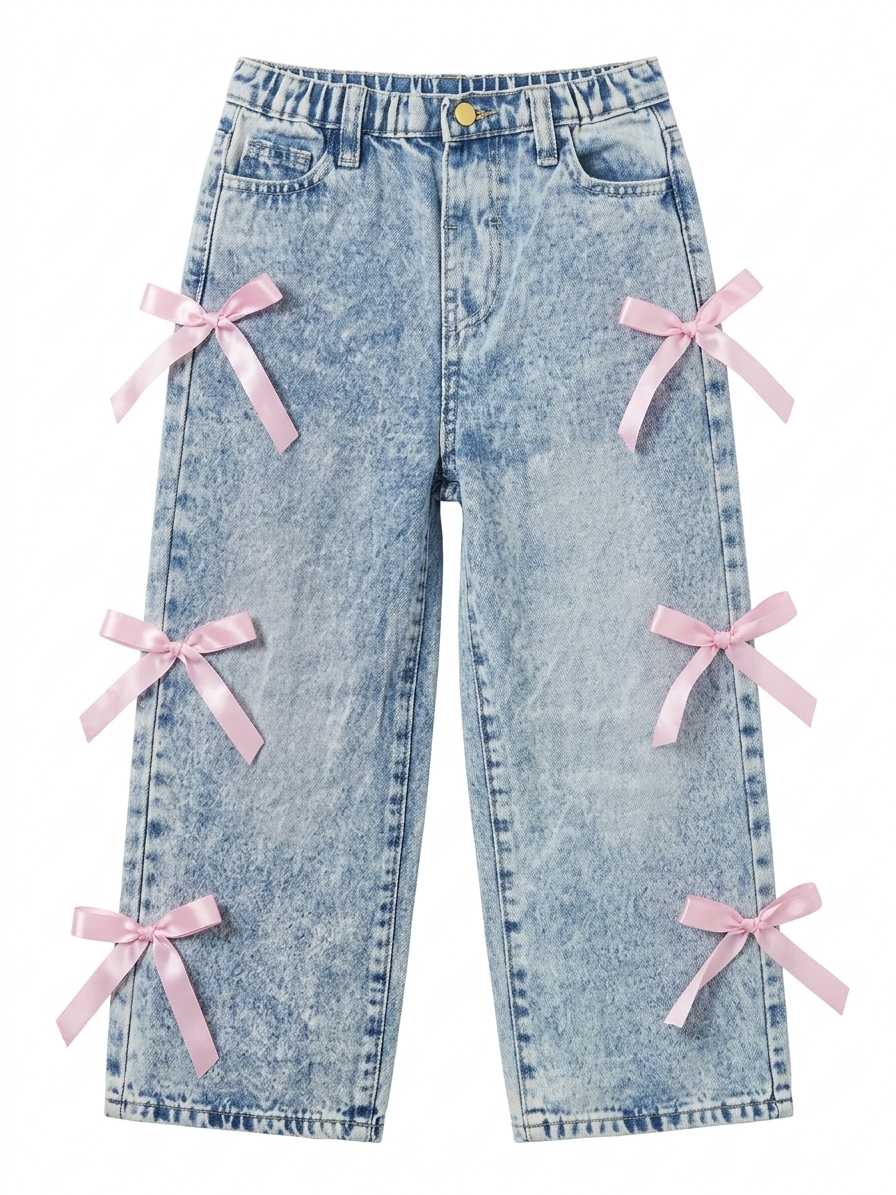 Premium Girls Wide Leg Jeans for Comfort and Modern Style