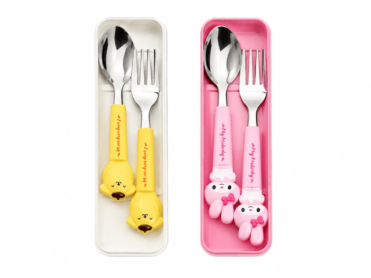 Toddler Cutlery Set for Comfortable and Easy Self-Feeding