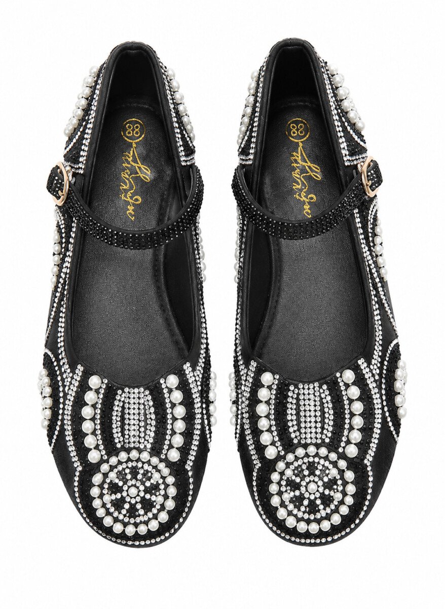Elegant Bling Party Dress Shoes for Girls