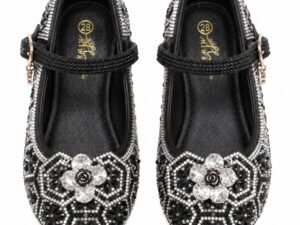 Elegant Bling Rhinestone Party Shoes for Girls