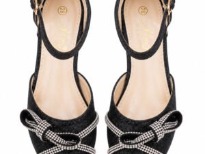 Elegant Bling Bow Party Shoes for Girls