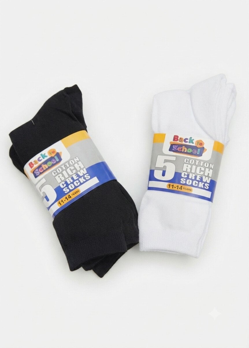 5-in-1 Mid-Length Socks for Comfort and Everyday Wear