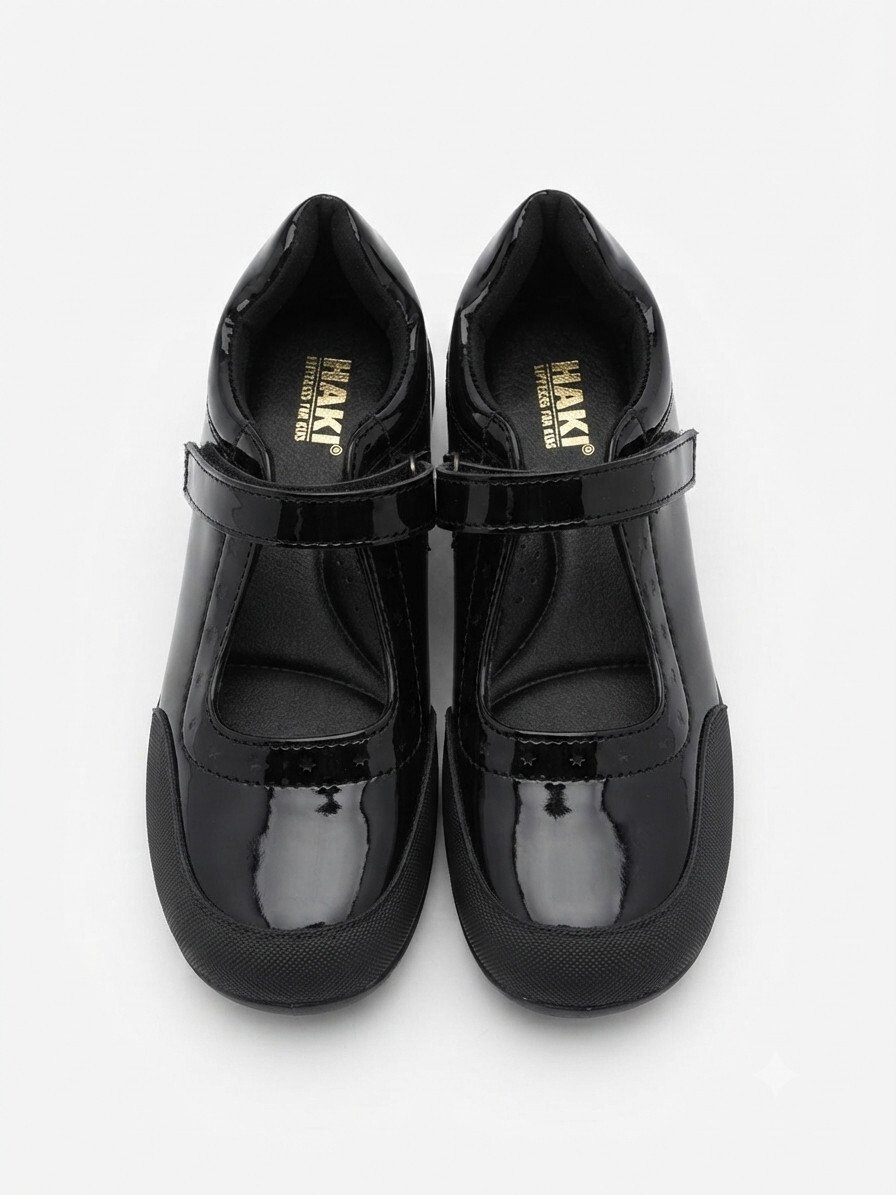 Classic Black Patent Shoes for Formal and School Wear