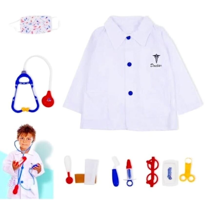 Professional Doctor Costume Set for Educational Role Play