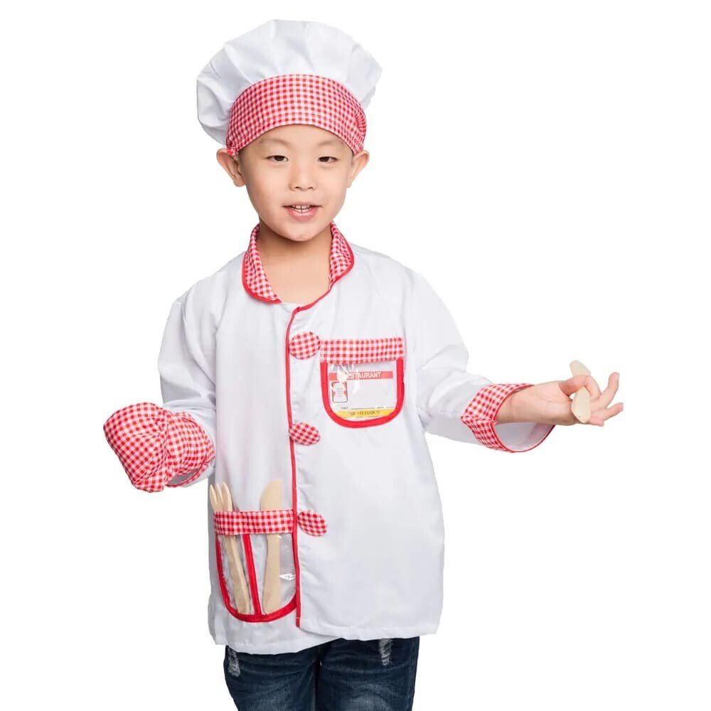 Unisex Chef Costume Set for Creative Role Play and Events