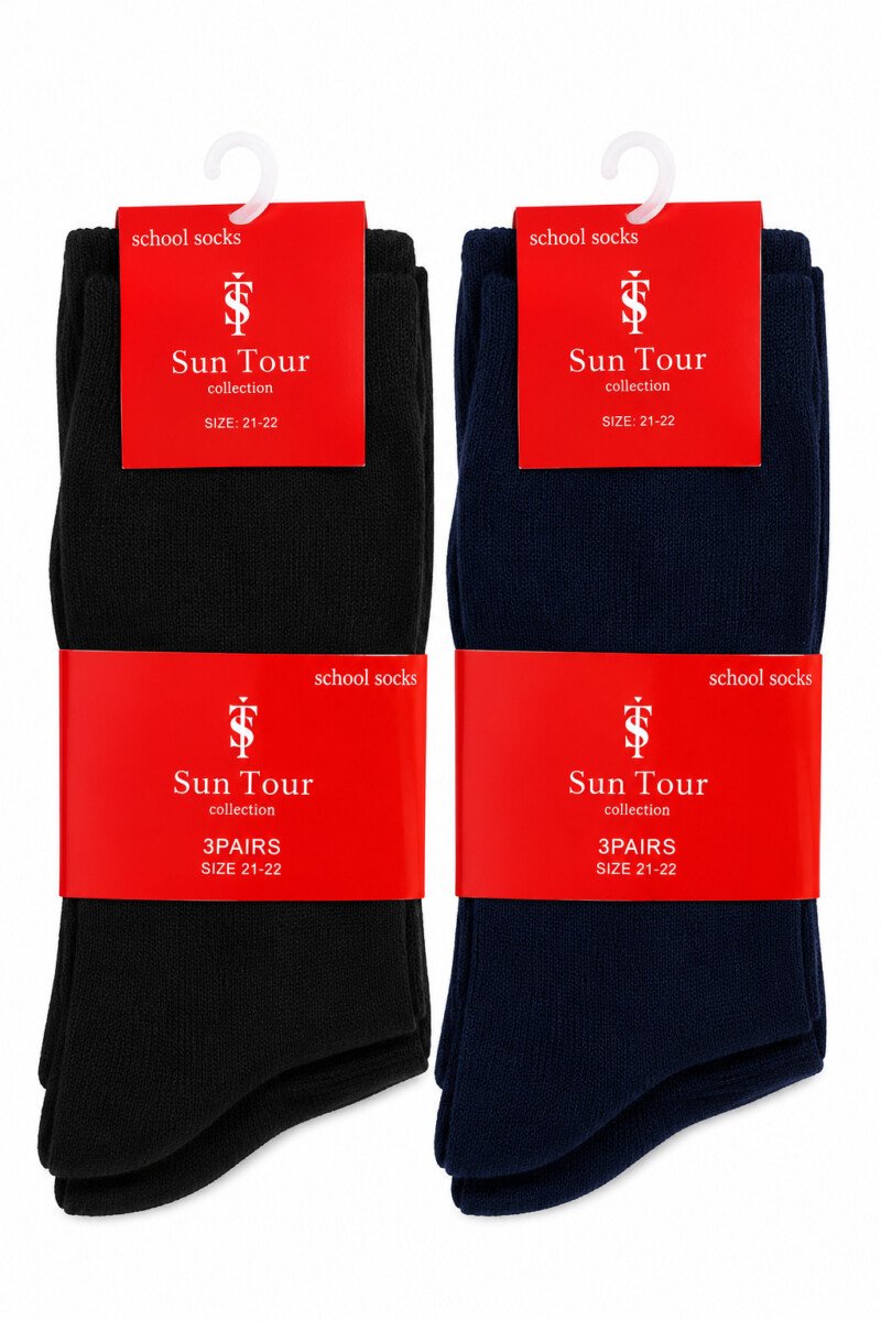 Premium School Socks Set – 3 Pairs Comfortable Everyday Wear