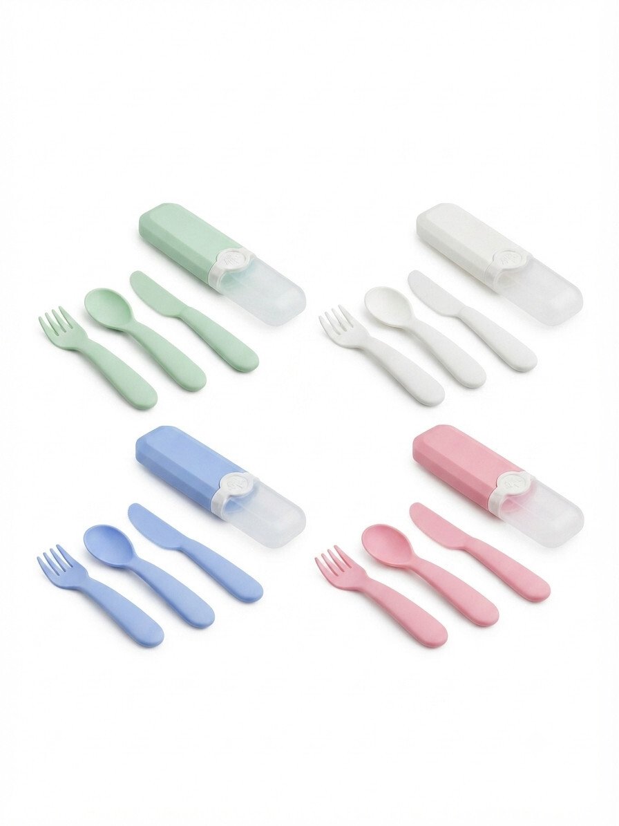 Plastic Cutlery Set with Fork, Spoon and Knife for Daily Meals