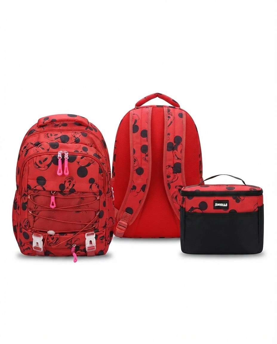 18-Inch School Bag Set with Large Insulated Lunch Bag