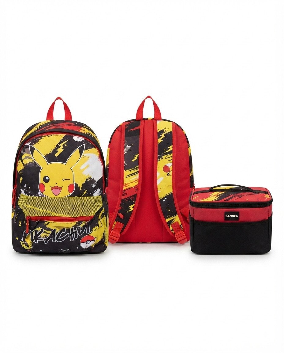 17-Inch Disney School Bag with Large Insulated Lunch Bag