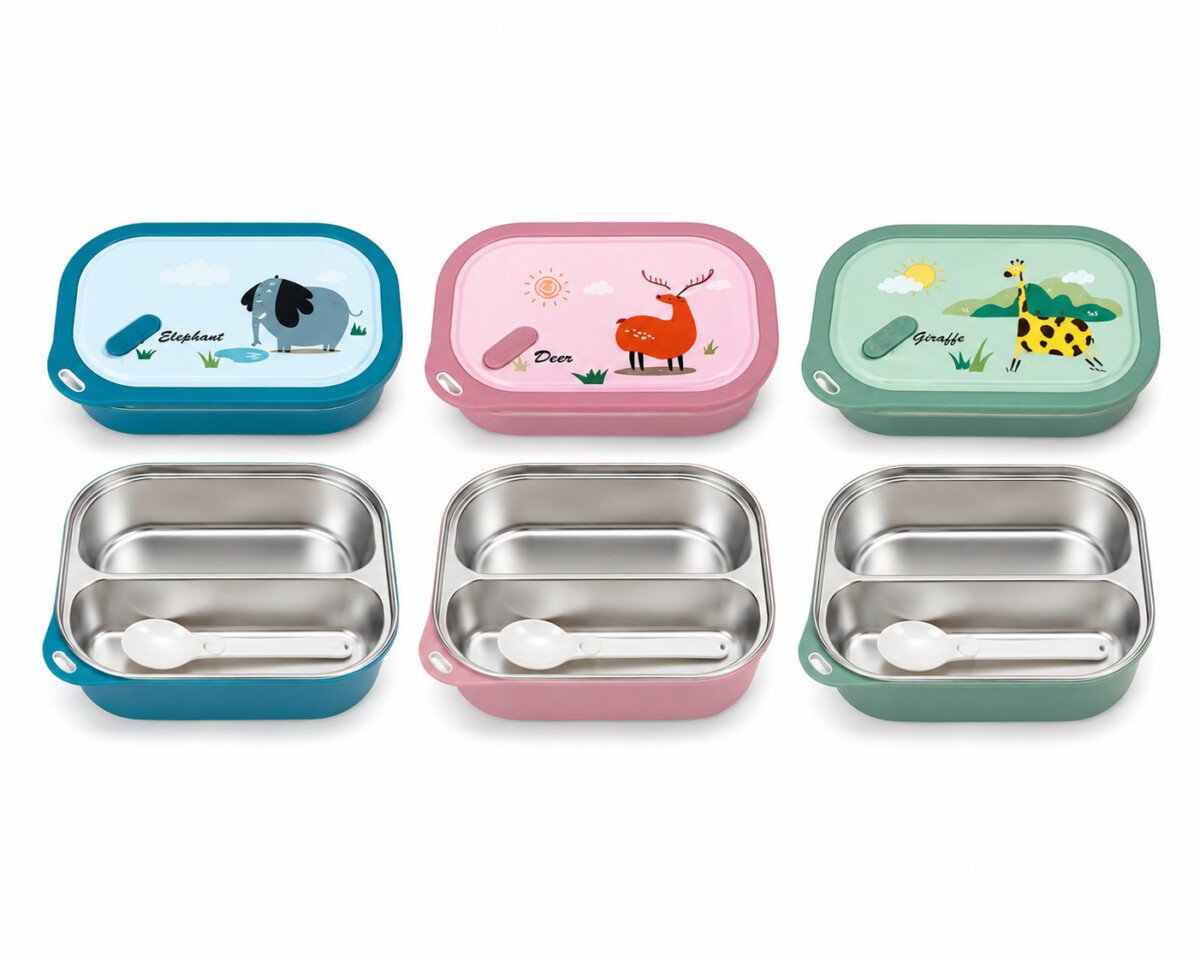 1.1L Partitioned Lunch Plate for Kids and Adults