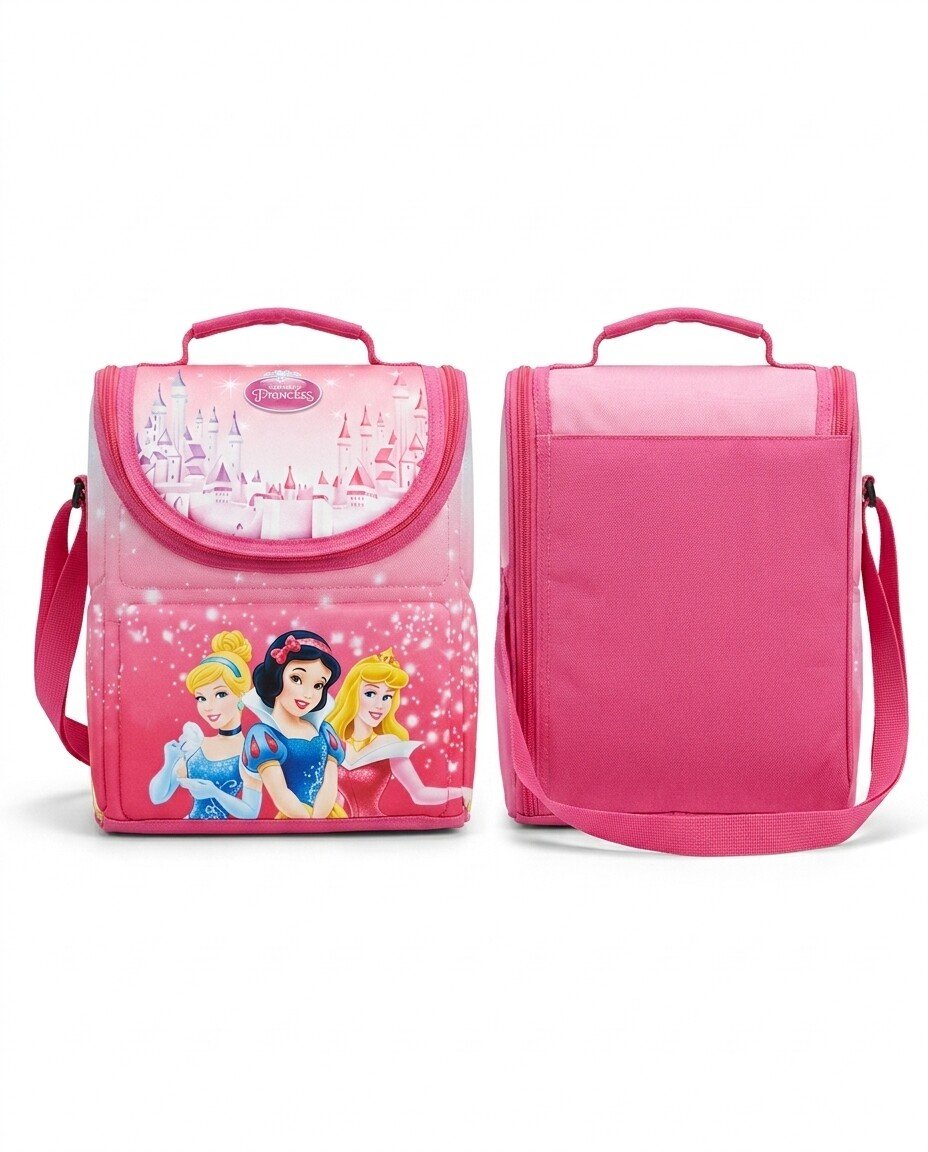 Pink Insulated Character Lunch Bag for Girls
