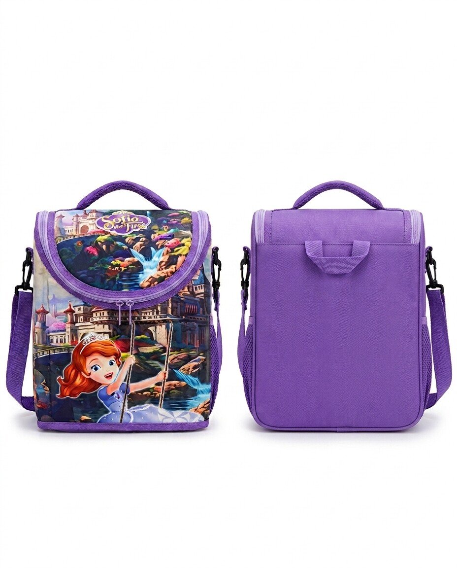 Sofia-Inspired Girls Lunch Bag with Spacious Insulated Design